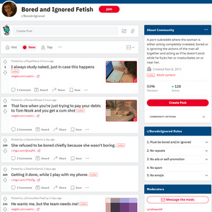 BorednIgnored, Reddit NSFW List