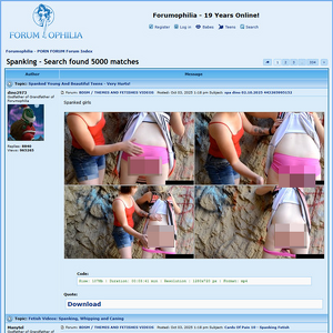 Forumophilia Spanking, Spanking Porn Sites