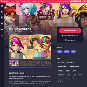 Merge Nymphs, Best Porn Games