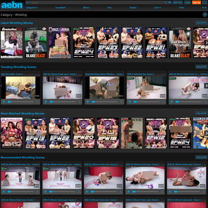 AEBN Wrestling, Wrestling Porn Sites