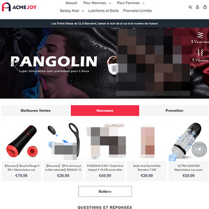 AcmeJoy, Sexe-Shops en Ligne
