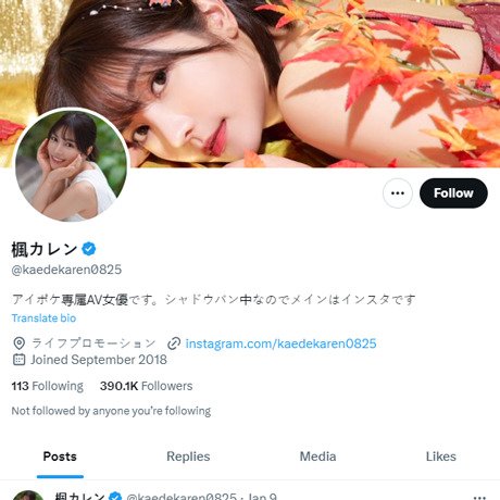 楓カレン ツイッター