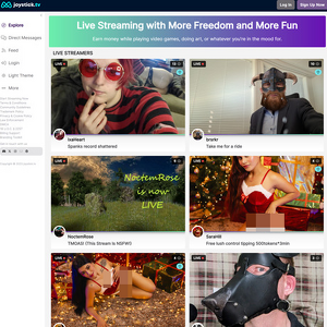 Joystick.tv, Live Sex Cam Sites