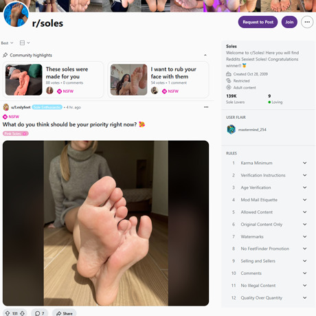 Reddit Soles