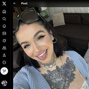 Leigh Raven, Twitter Porno Hesapları