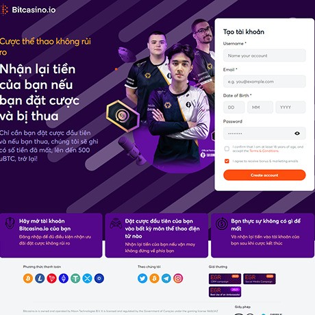 Sòng Bạc Bitcoin