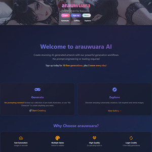 Arauwuara AI, AI Hentai Sites