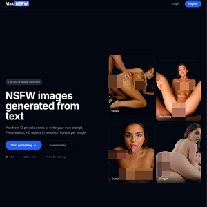 MaxNSFW, AI Generatorji Porno