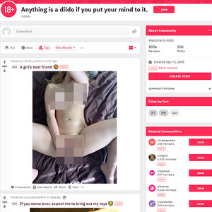Dildo & 663+ Reddit NSFW List Like R/Dildo