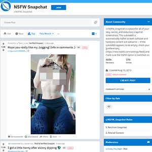 NSFW Snapchat, Free OnlyFans Porn Sites