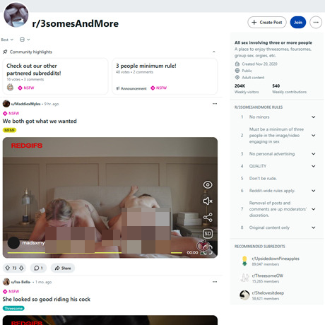 Reddit 3SomesAndMore