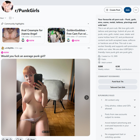 Reddit PunkGirls
