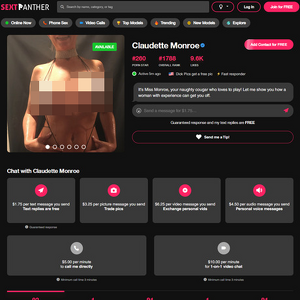 Claudette Monroe, Best SextPanther Models List