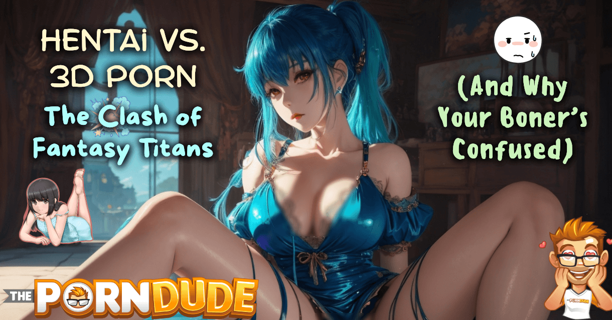 Hentai vs. 3D Porn: The Clash of Fantasy Titans (And Why Your Boner’s Confused)