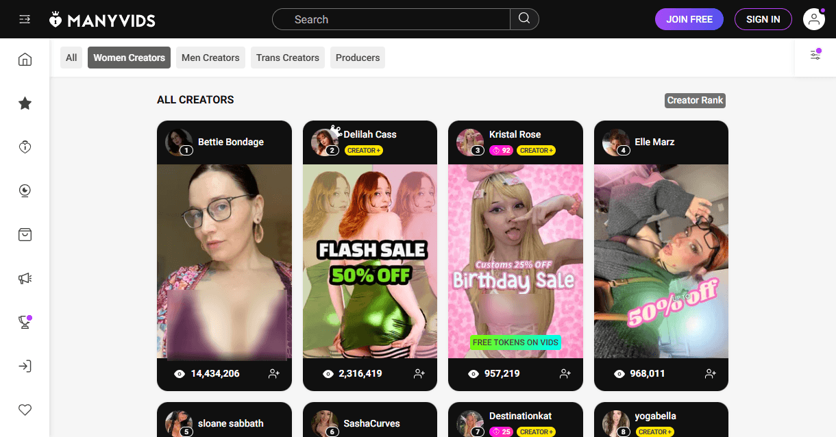 TPDBlog PornStars ManyVids