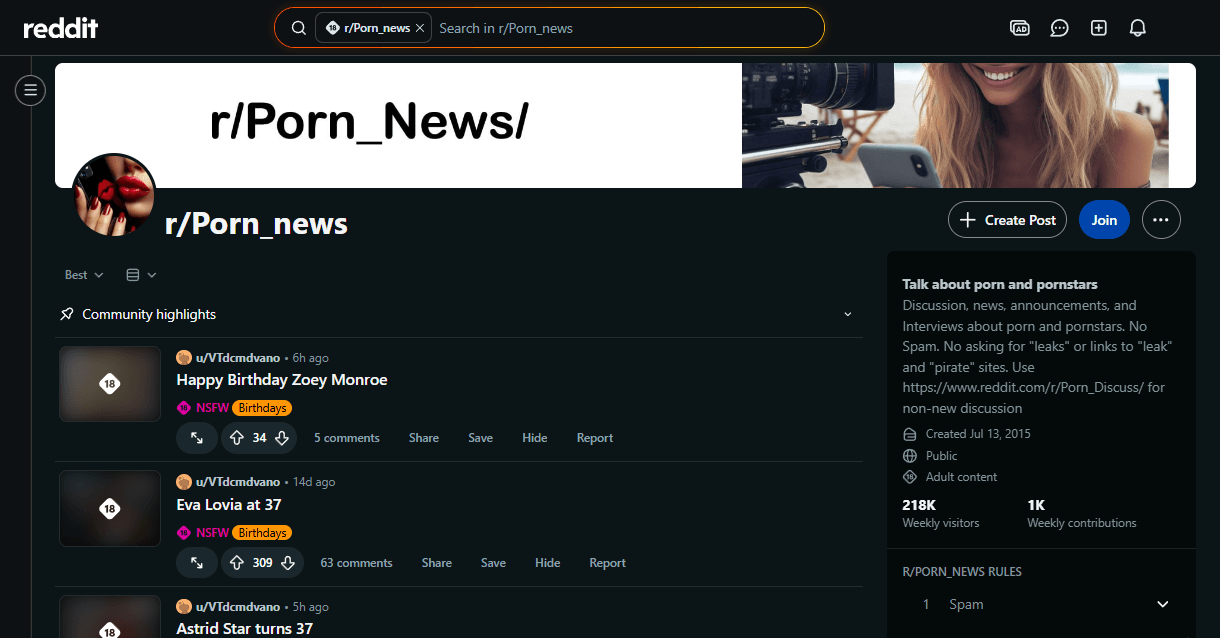TPDBlog PornStars Porn news