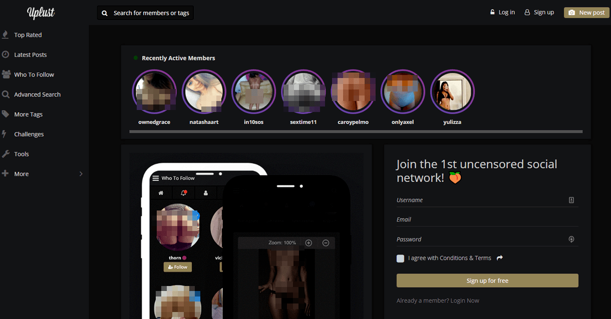 Welcome Uplust blurred tmp